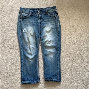 Maurices denim capris